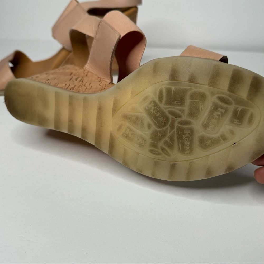 Korks sandals in beige size 10 - Picture 3 of 6